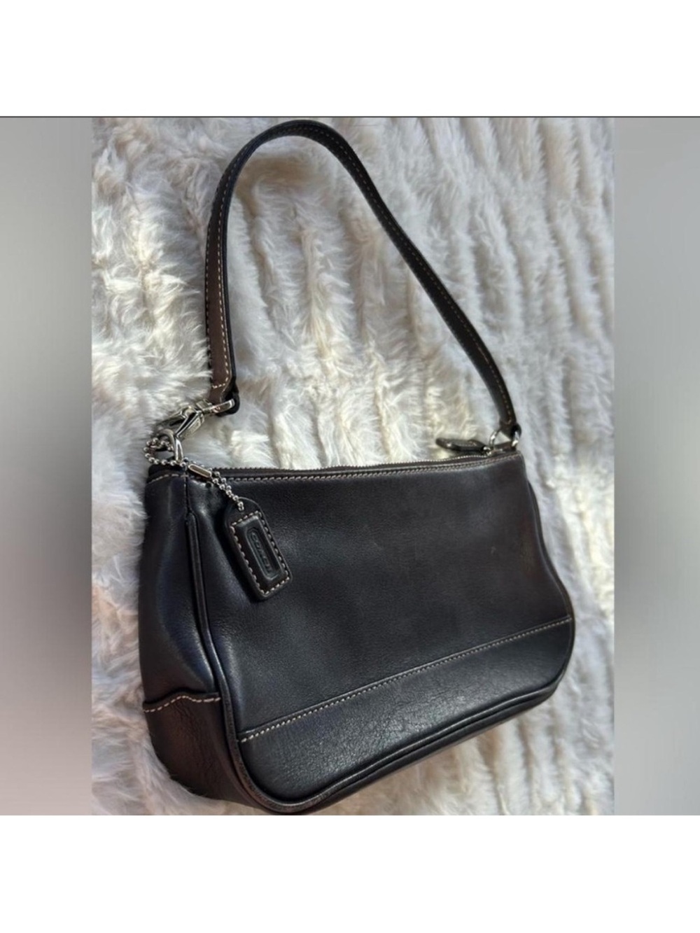 Vintage Y2K Coach 7785 Hamptons Leather Demi Pouch 2000-2002